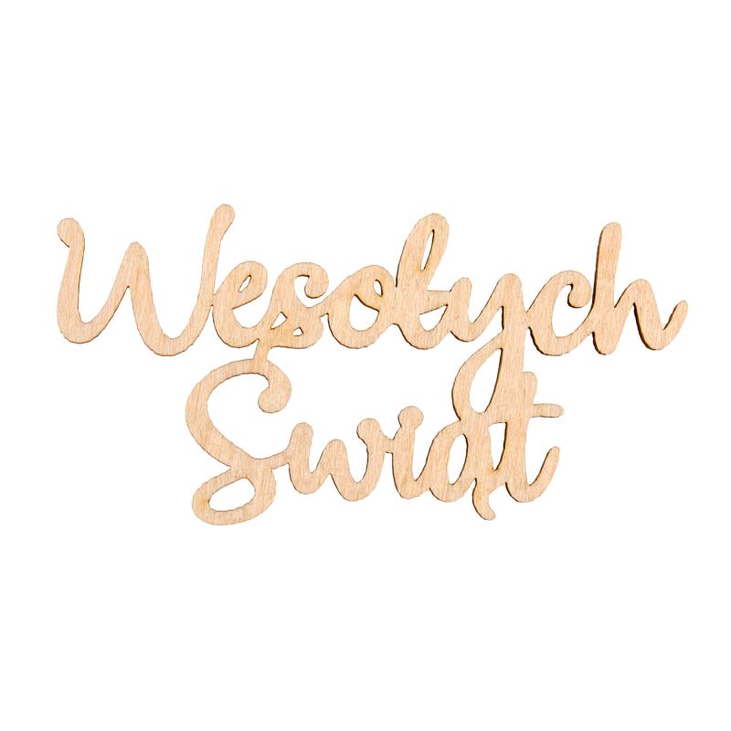 Napis Wesołych Świąt
