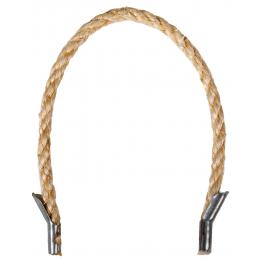 Sznurek chwyt sizalowy pleciony z metalowymi końcówkami – uchwyt do skrzynek...
