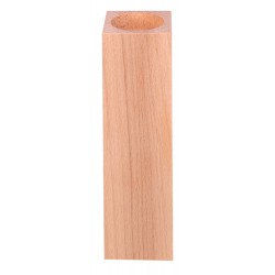 Świecznik drewniany kwadratowy 20cm