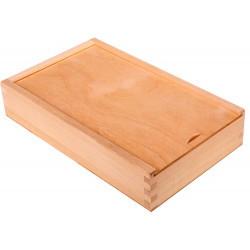 Drewniane pudełko na zdjęcia 9x13cm