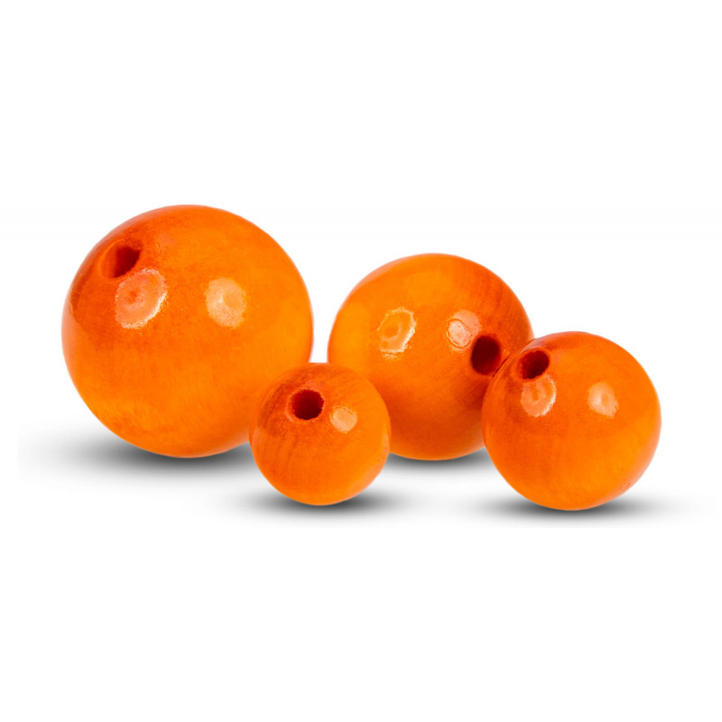 małe, koraliki  pomarańczowe
