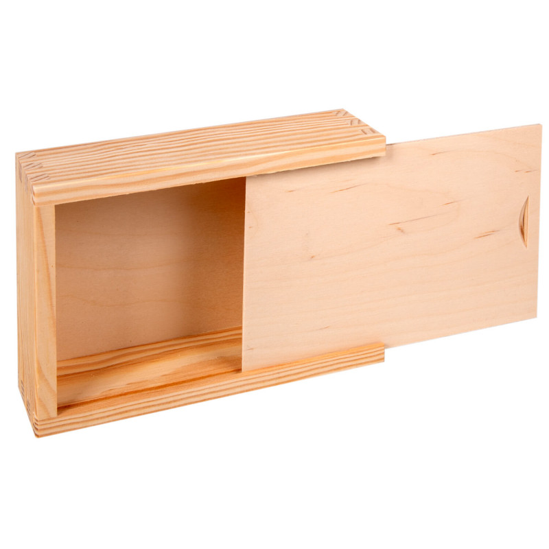 Drewniane pudełko na zdjęcia 10x15